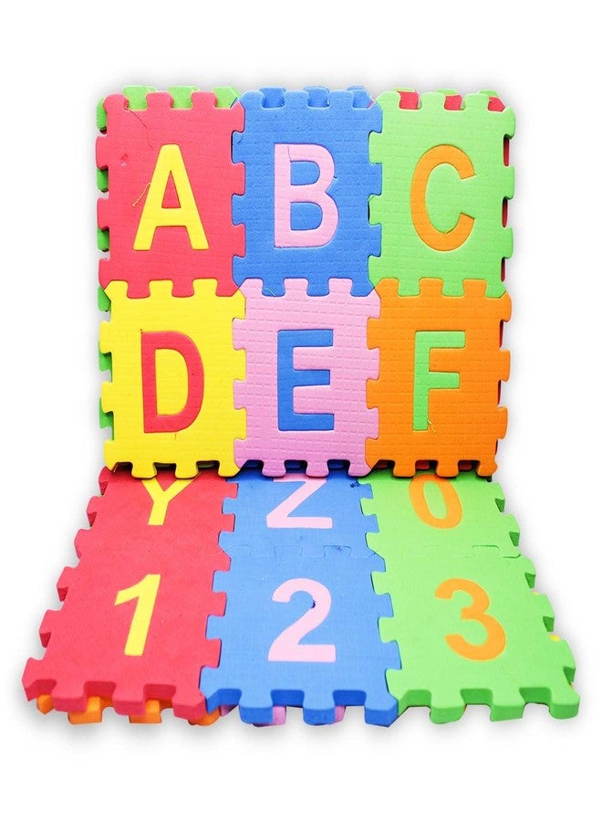 Confidence Educational Alphabet and Number Mini Puzzle Mat for Kids | Interlocking Learning ABCD Play Mat for Kids Baby Infant and Toddler (36 Pcs) - Image 1